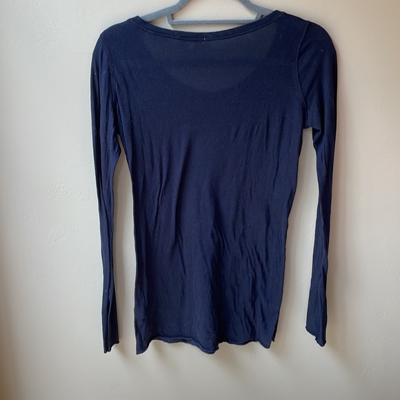 Vince Long Sleeve tissue tee Shirt Size XS saks - Picture 2 of 4